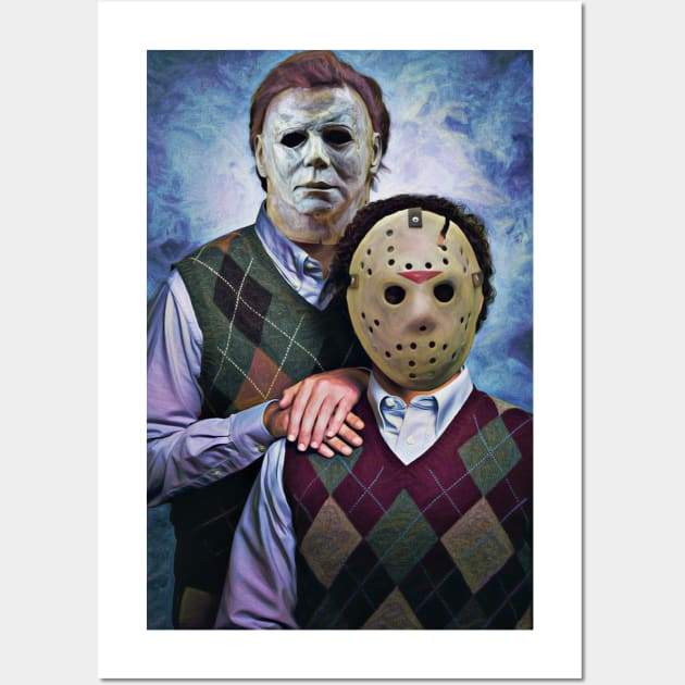 Michael and Jason Step Brothers Wall Art by CreatingChaos